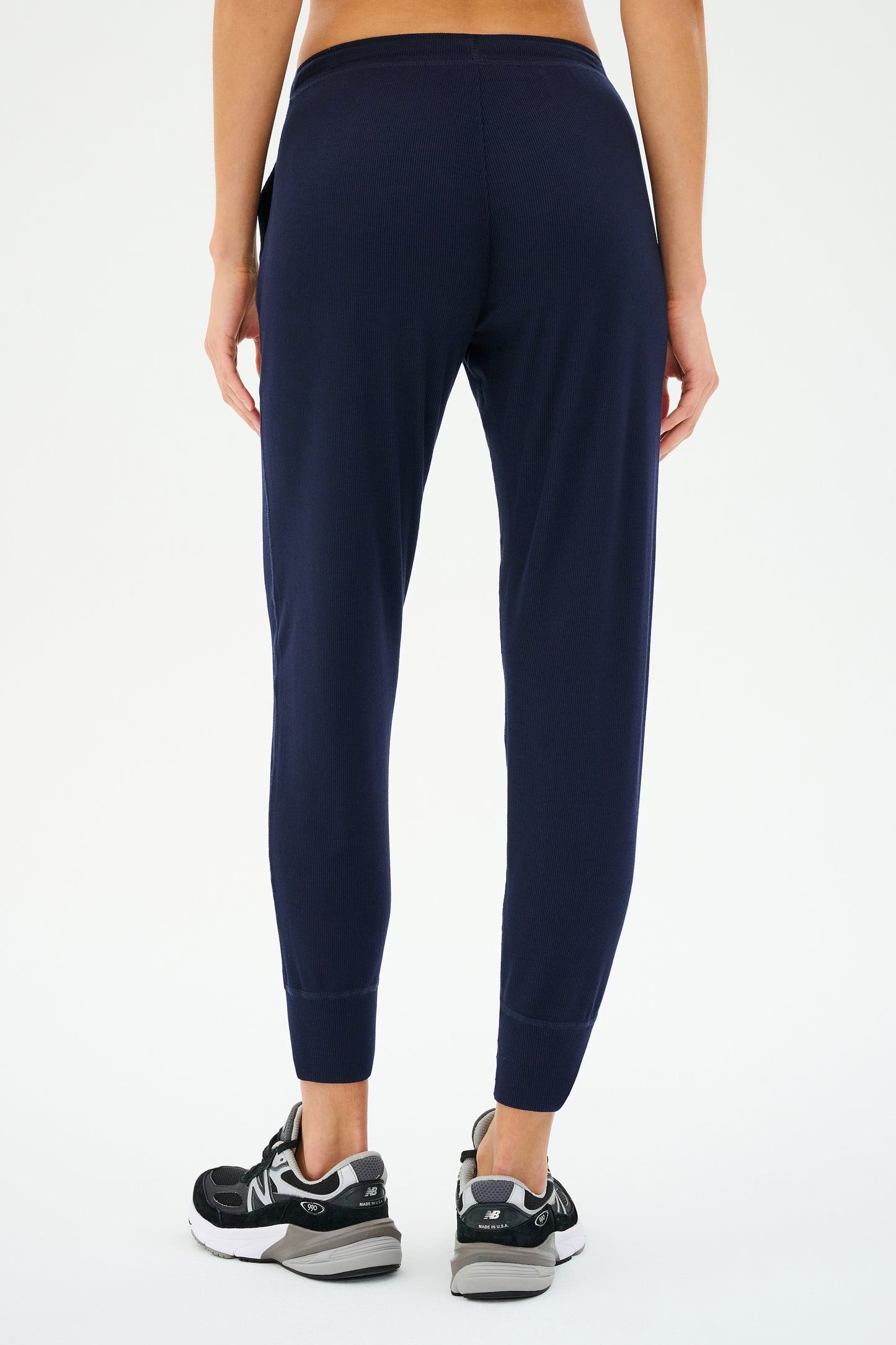 Kiki Rib 7/8 Sweatpant - Indigo