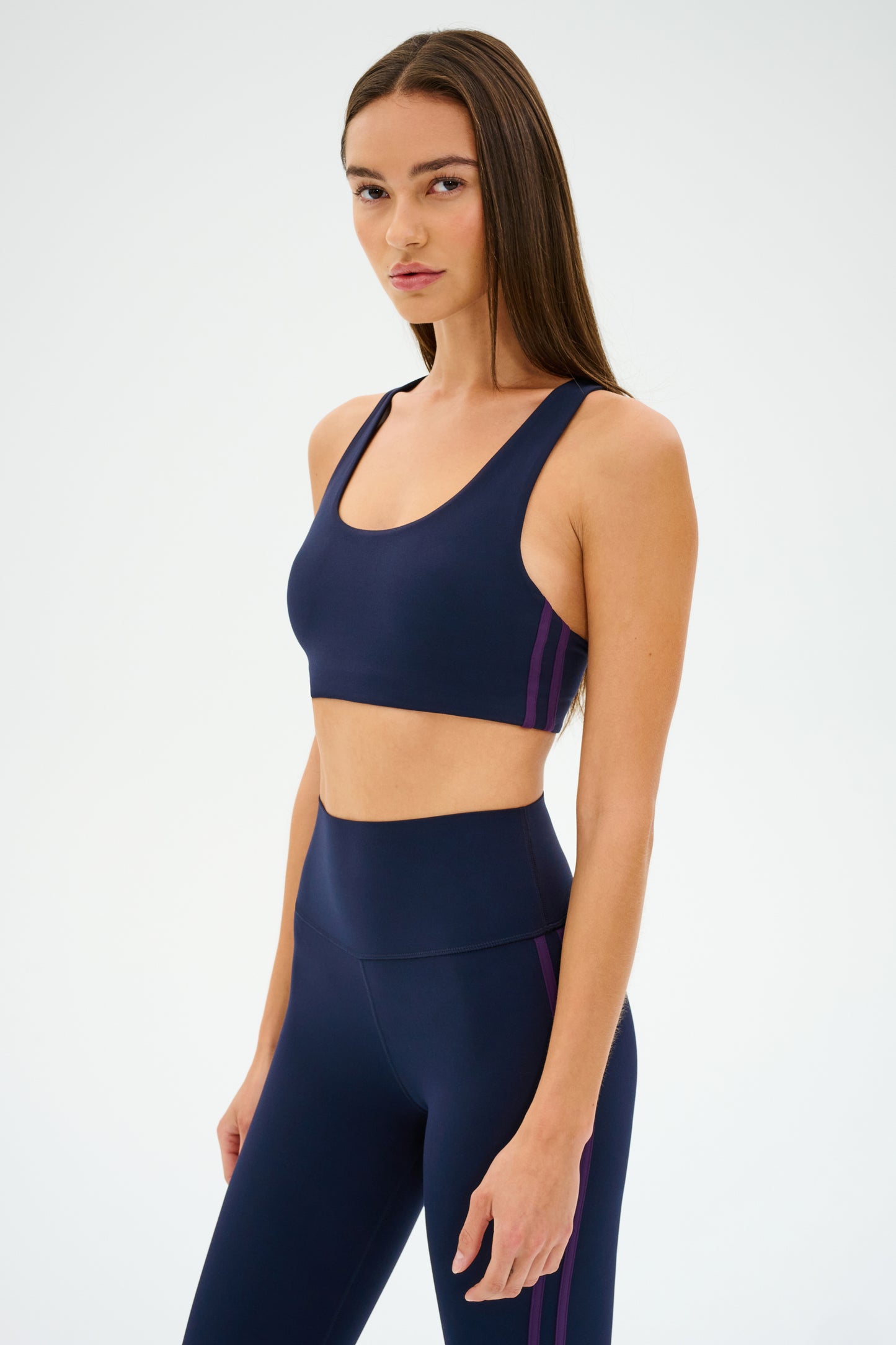 Ella Airweight Bra - Indigo/Black Currant