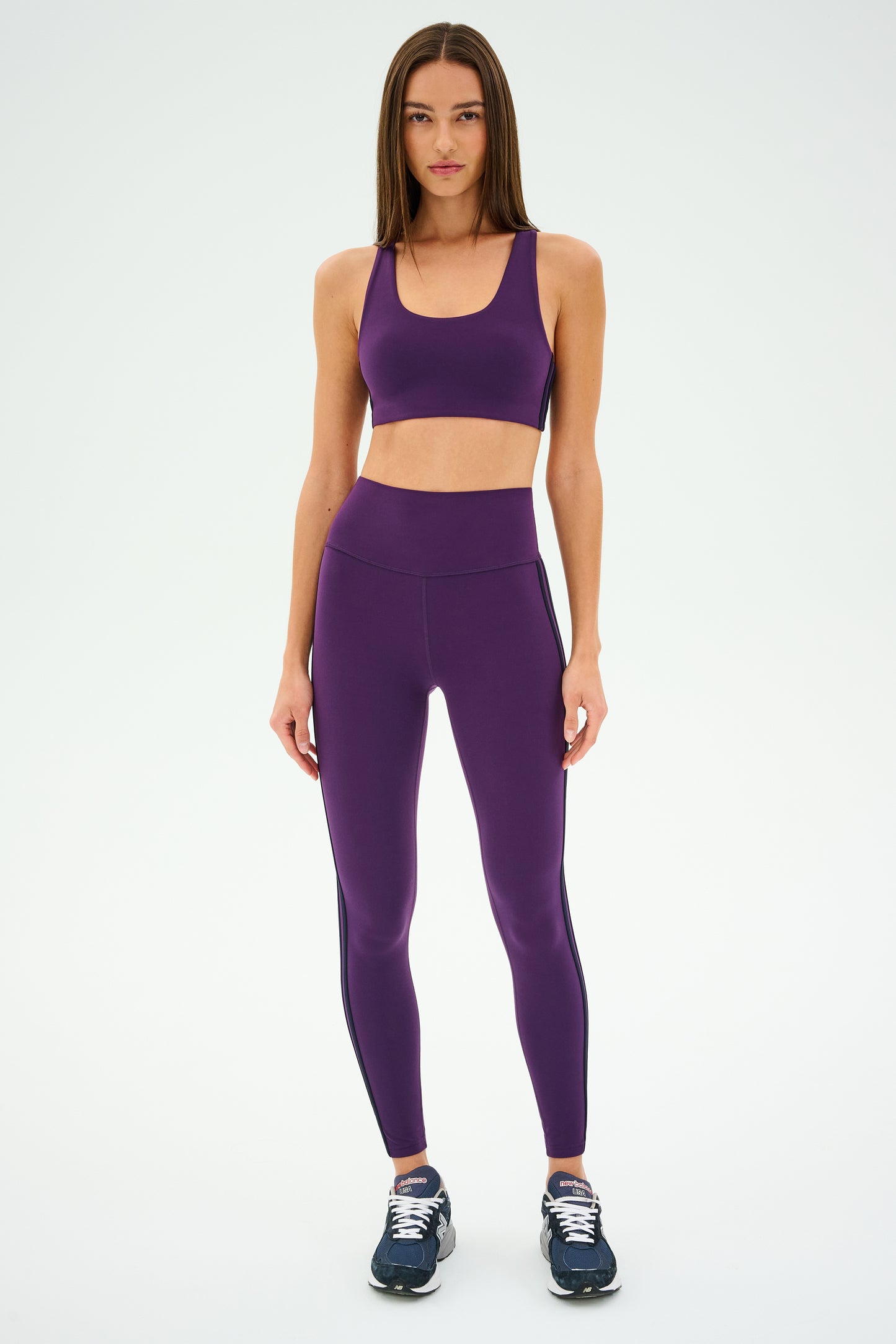 Ella High Waist Airweight 7/8 - Black Currant/Indigo