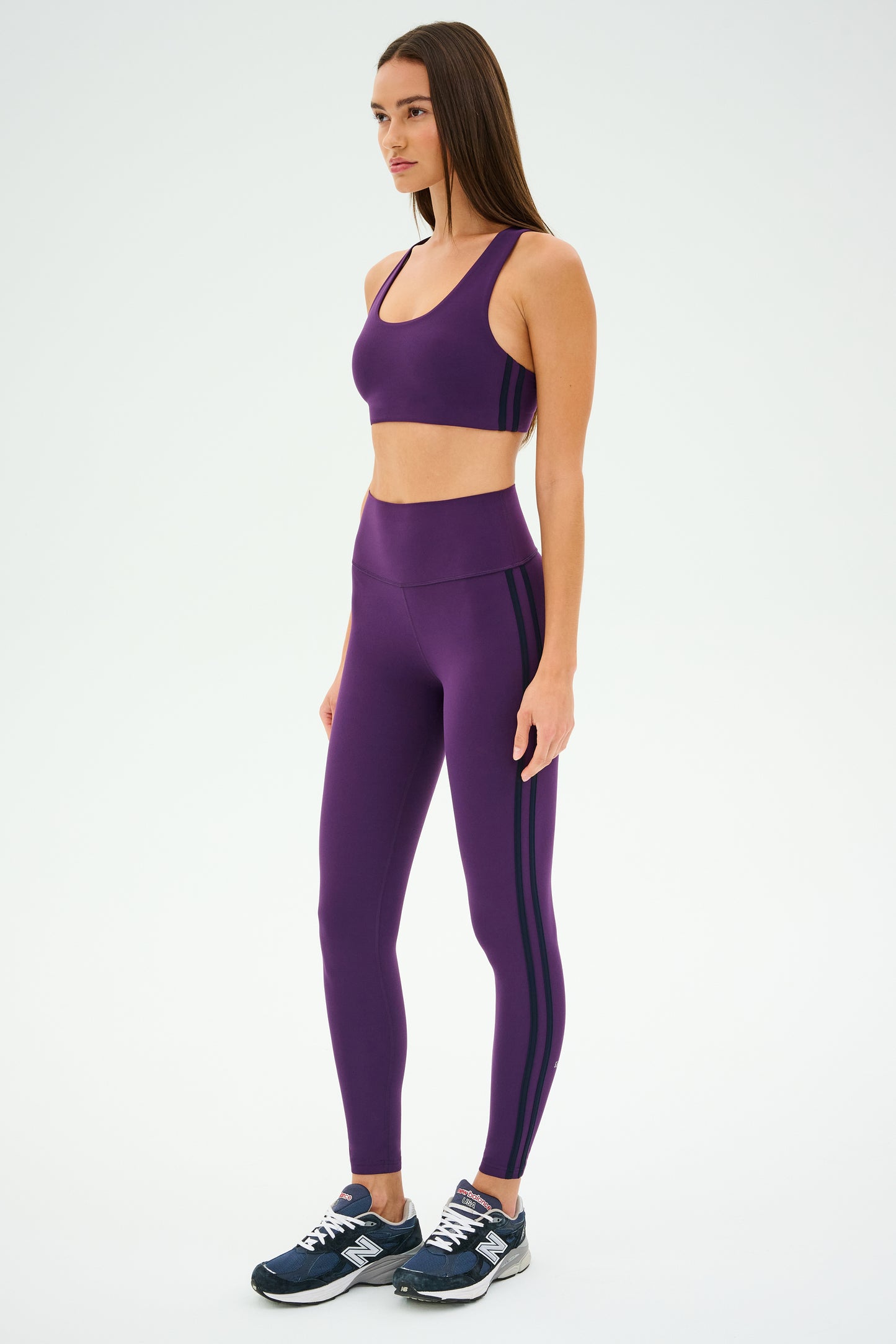 Ella High Waist Airweight 7/8 - Black Currant/Indigo