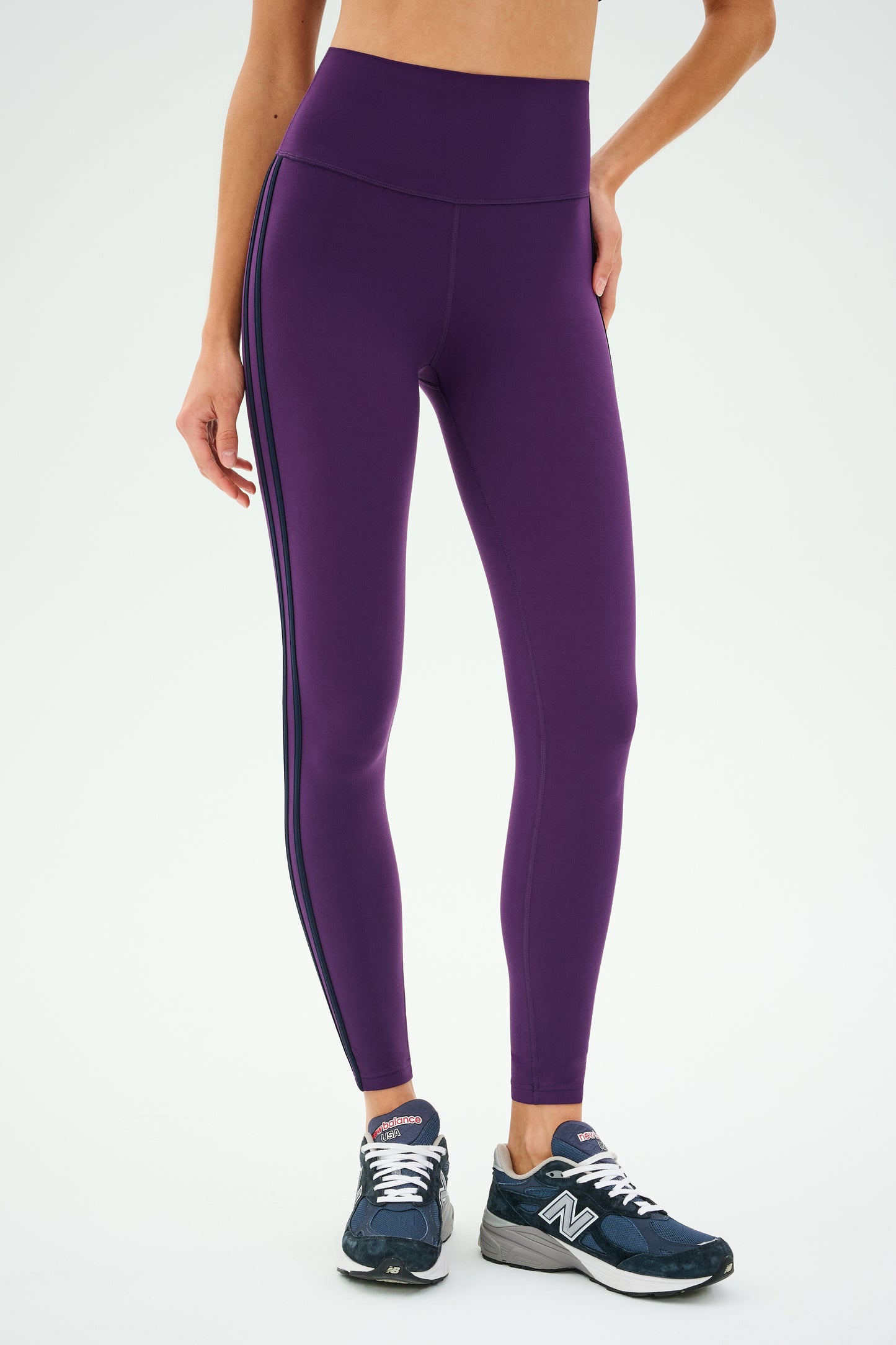 Ella High Waist Airweight 7/8 - Black Currant/Indigo