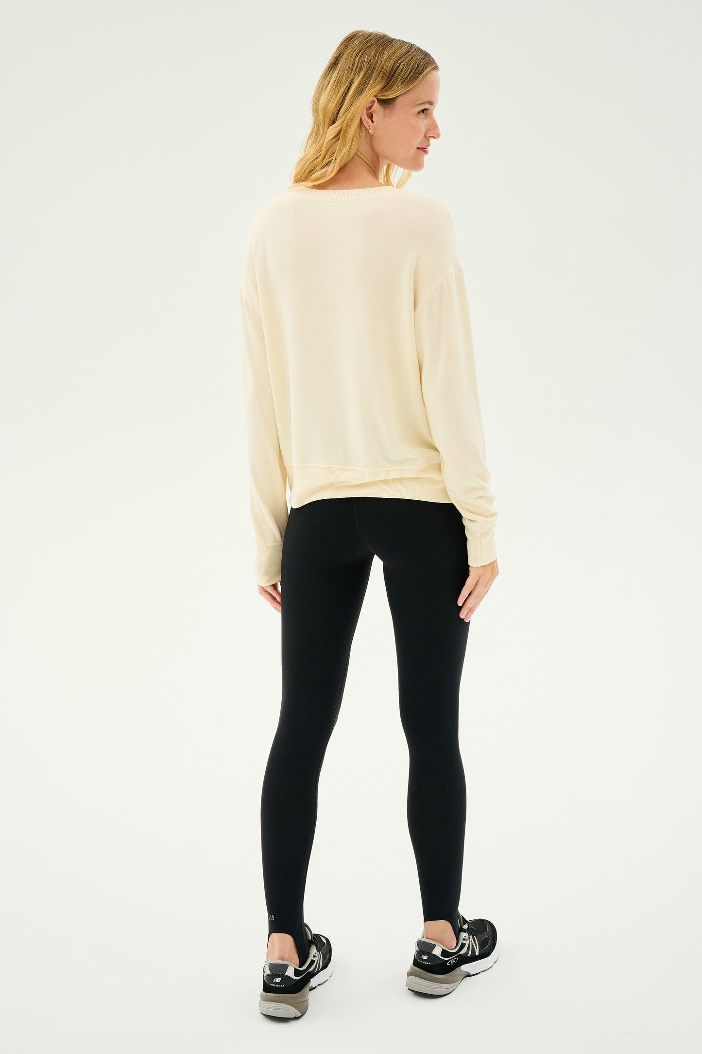 Sonja Fleece Sweatshirt - Creme