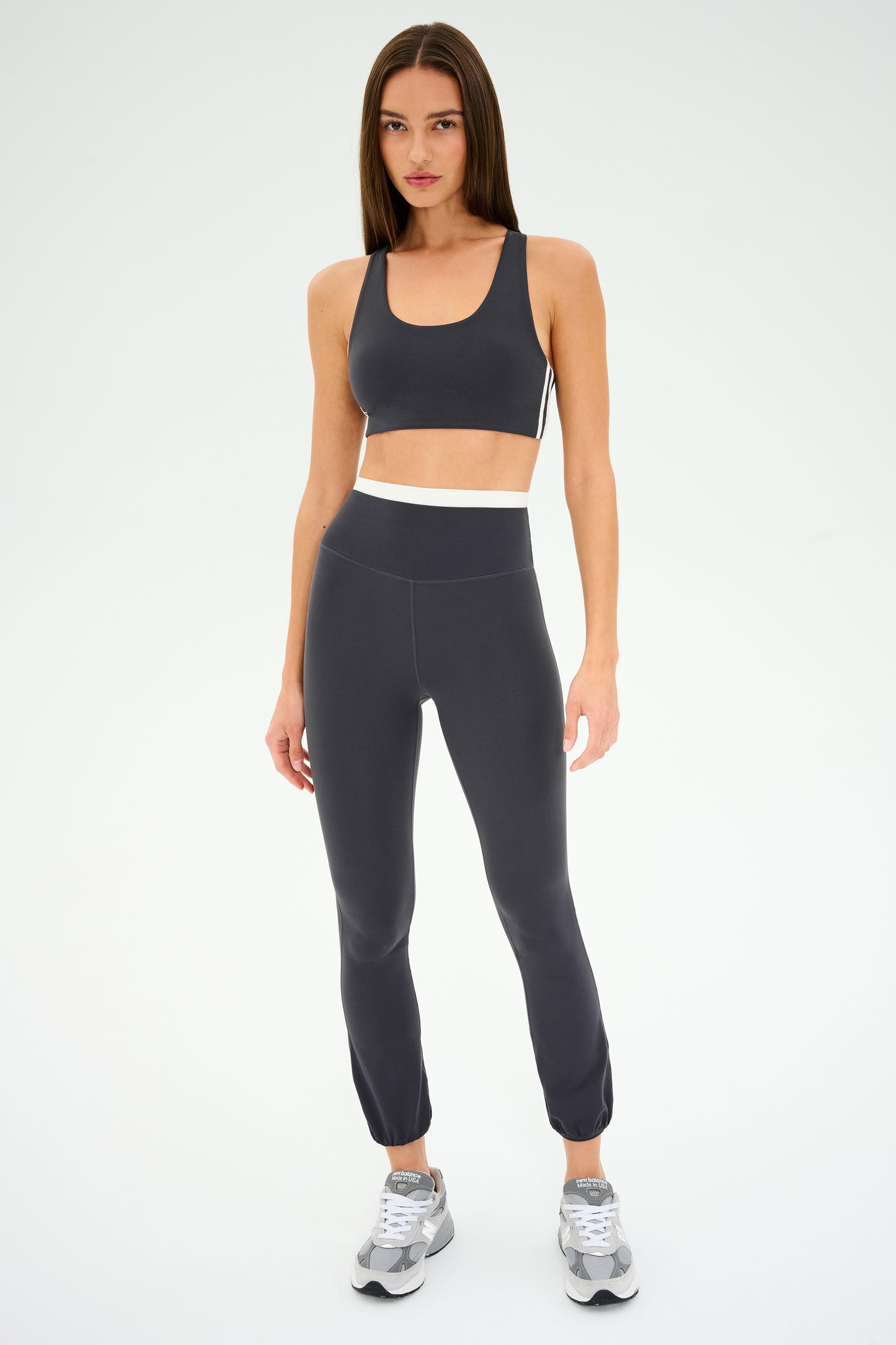 Icon Dual High Waist Airweight Legging - Graphite