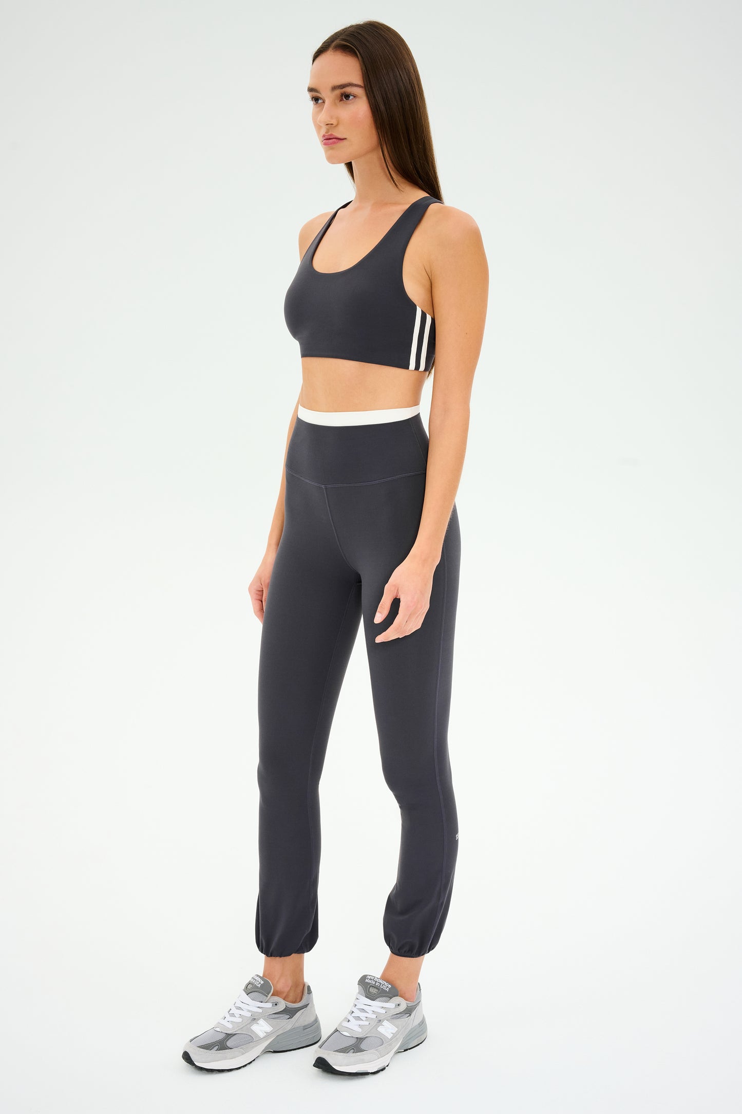 Icon Dual High Waist Airweight Legging - Graphite