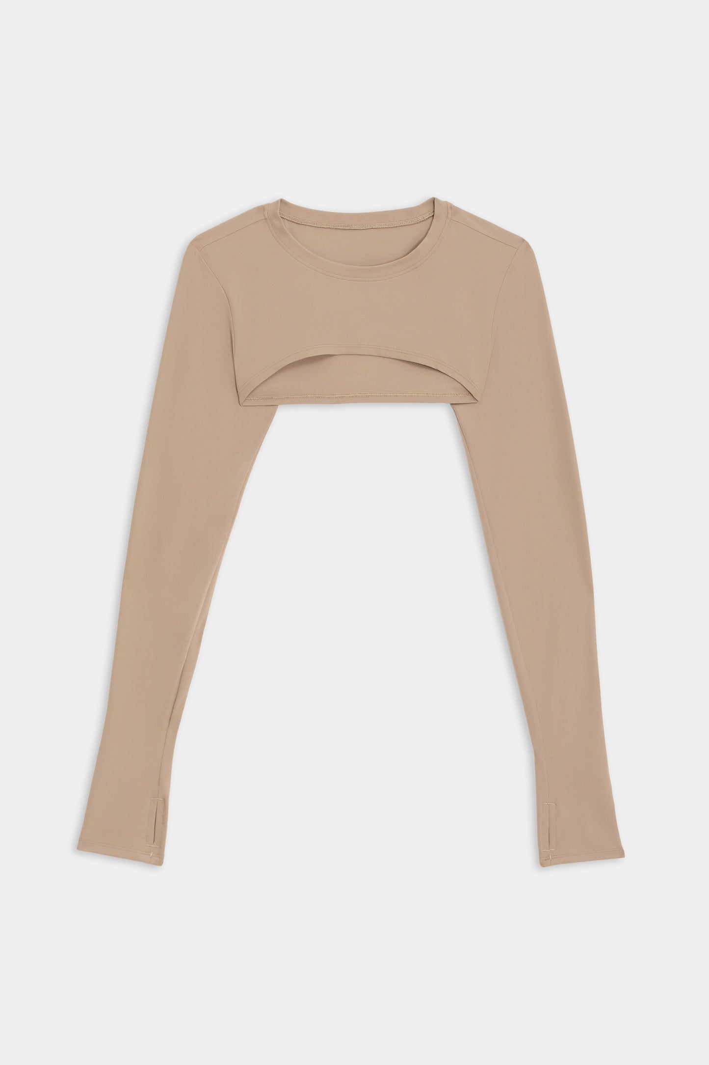 Amelia Airweight Lite Shrug - Latte