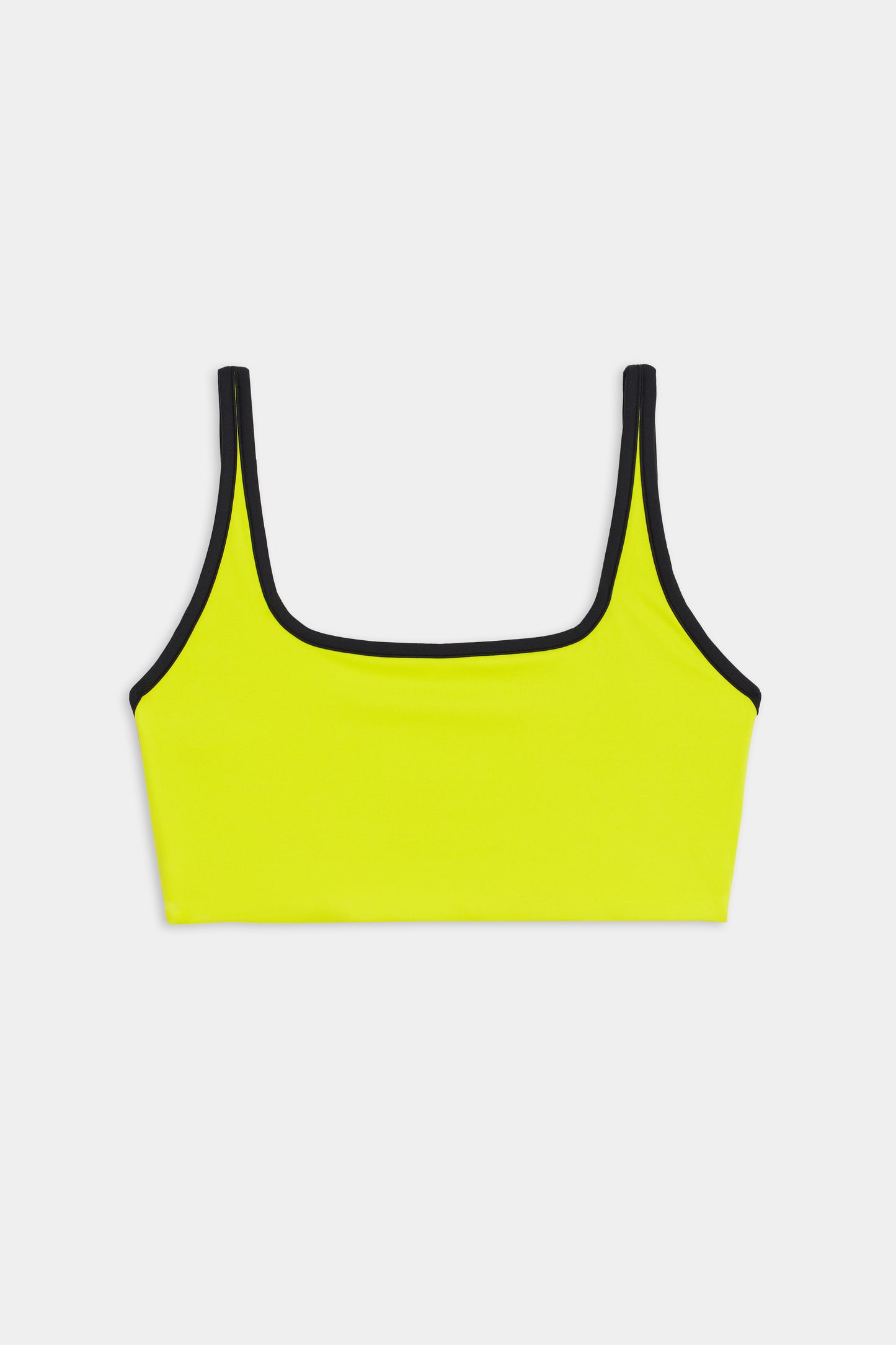 Cait Rigor Bra - Chartreuse/Black