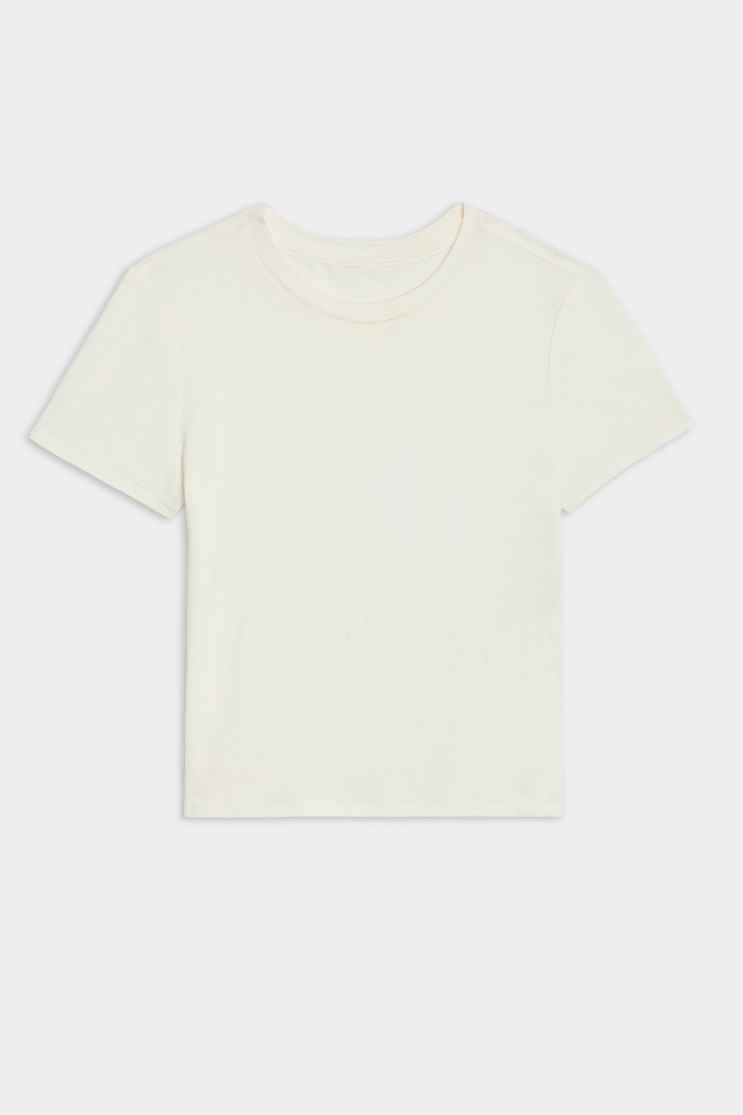 Jennie Jersey Tee by SPLITS59, a plain white short-sleeved t-shirt, displayed on a white background.